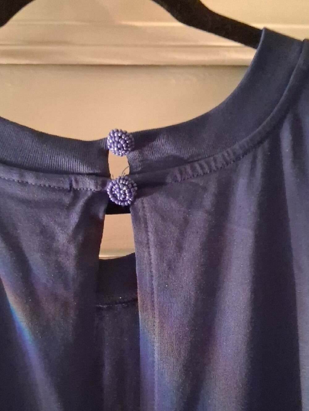 FARM Rio Navy Blue Graphic Sleeveless Harem Jumpsuit - Picture 4 of 5